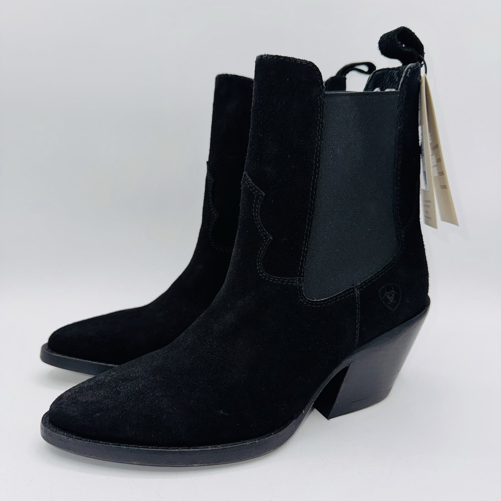 Ariat Shiloh Boots Women's Size 7 B Black Suede‎